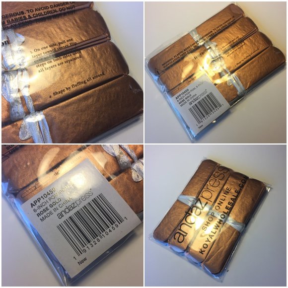 Rose Gold Event Decor Lot ~ David Tutera & More - Picture 6 of 8